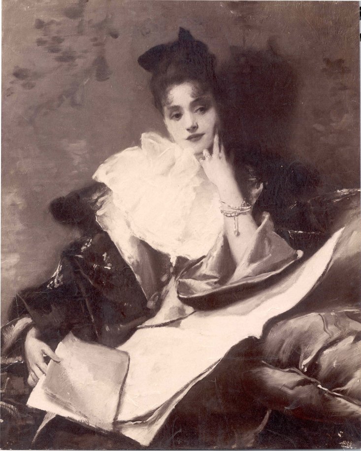 Lesende Dame